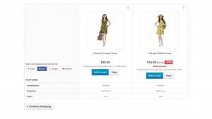 CLLOH portfolio - ecommerce website product comparison screenshot