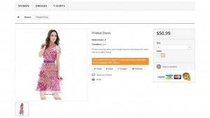 CLLOH portfolio - ecommerce website product details - not in stock screenshot