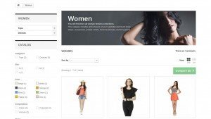 CLLOH portfolio - ecommerce website product list screenshot