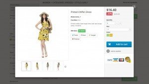 CLLOH portfolio - ecommerce website product quick view screenshot