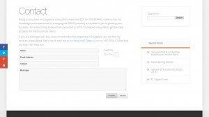 CLLOH portfolio - Property agent website contact page screenshot